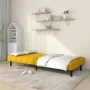Sofá cama de 2 plazas terciopelo amarillo de , Sofás - Ref: Foro24-375845, Precio: 235,31 €, Descuento: %