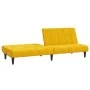 2-Sitzer-Schlafsofa aus gelbem Samt von , Sofas - Ref: Foro24-375845, Preis: 235,35 €, Rabatt: %