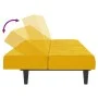 Sofá cama de 2 plazas terciopelo amarillo de , Sofás - Ref: Foro24-375845, Precio: 235,31 €, Descuento: %