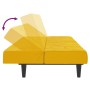 Yellow velvet 2-seater sofa bed by , Sofas - Ref: Foro24-375845, Price: 239,48 €, Discount: %