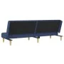 Two-seater blue fabric sofa bed by , Sofas - Ref: Foro24-375830, Price: 242,85 €, Discount: %