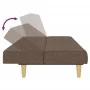 Sofá cama de 2 plazas tela gris taupe de , Sofás - Ref: Foro24-375832, Precio: 233,72 €, Descuento: %