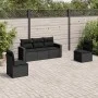 5-piece garden furniture set with black synthetic rattan cushions by , Garden sets - Ref: Foro24-3218775, Price: 314,61 €, Di...