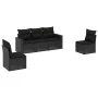 5-piece garden furniture set with black synthetic rattan cushions by , Garden sets - Ref: Foro24-3218775, Price: 314,61 €, Di...