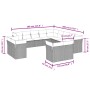 Set Gartensofas mit Kissen 13 Stück synthetisches Rattan beige von , Gartensets - Ref: Foro24-3218548, Preis: 926,36 €, Rabat...