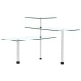 Eckregal für die Küche, 3 Ebenen, gehärtetes Glas von vidaXL, Gewürzregale - Ref: Foro24-249502, Preis: 24,59 €, Rabatt: %