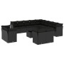 14-teiliges Gartensofa-Set mit schwarzen synthetischen Rattankissen von , Gartensets - Ref: Foro24-3218555, Preis: 949,10 €, ...