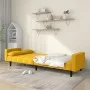 2-Sitzer-Schlafsofa mit zwei gelben Samtkissen von , Sofas - Ref: Foro24-375851, Preis: 270,17 €, Rabatt: %