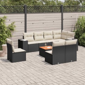 8-piece garden sofa set with black synthetic rattan cushions by , Garden sets - Ref: Foro24-3225482, Price: 497,16 €, Discoun...