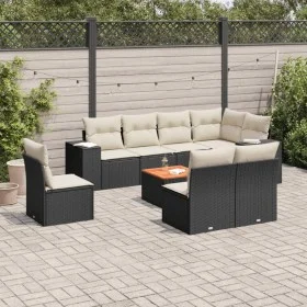 8-piece garden sofa set with black synthetic rattan cushions by , Garden sets - Ref: Foro24-3225482, Price: 535,52 €, Discoun...