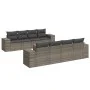 Gartenmöbel-Set 9-teilig mit grauen Polstern aus synthetischem Rattan von , Gartensets - Ref: Foro24-3225367, Preis: 599,68 €...