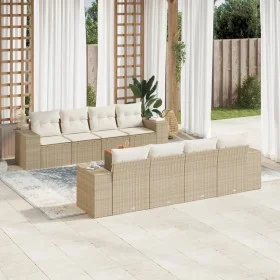 Set mit 9 Gartensofas mit beigen Kissen aus synthetischem Rattan von , Gartensets - Ref: Foro24-3225365, Preis: 650,86 €, Rab...