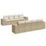 9-piece garden sofa set with beige synthetic rattan cushions by , Garden sets - Ref: Foro24-3225365, Price: 650,86 €, Discoun...