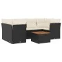 7-piece garden dining set and black synthetic rattan cushions by , Garden sets - Ref: Foro24-3223494, Price: 423,44 €, Discou...