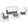 Garden sofa set with 6-piece synthetic rattan beige cushions by , Garden sets - Ref: Foro24-3223545, Price: 368,36 €, Discoun...