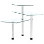 Eckregal für die Küche, 3 Ebenen, gehärtetes Glas von vidaXL, Gewürzregale - Ref: Foro24-249502, Preis: 24,59 €, Rabatt: %