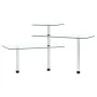 Corner kitchen shelf 3 levels tempered glass by vidaXL, spice racks - Ref: Foro24-249502, Price: 24,10 €, Discount: %