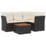 5-teiliges Gartenmöbel-Set und Kissen aus synthetischem Rattan schwarz von , Gartensets - Ref: Foro24-3223620, Preis: 309,19 ...