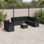 Garden sofa set 10 pieces with black synthetic rattan cushions by , Garden sets - Ref: Foro24-3223710, Price: 632,15 €, Disco...