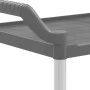 Carrito de 3 niveles aluminio gris 99x50x96 cm de , Carros de cocina y comedor - Ref: Foro24-30319, Precio: 100,48 €, Descuen...