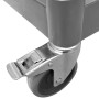 Carrito de 2 niveles aluminio gris 81x41x92 cm de , Carros de cocina y comedor - Ref: Foro24-30327, Precio: 47,32 €, Descuent...