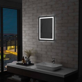 Espejo de baño con LED y sensor táctil 50x60 cm