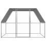 Hühnerstall aus verzinktem Stahl in Silber und Grau 3x2x2 m von , Käfige und Lebensräume für Kleintiere - Ref: Foro24-155889,...