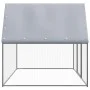 Hühnerstall aus verzinktem Stahl in Silber und Grau 3x2x2 m von , Käfige und Lebensräume für Kleintiere - Ref: Foro24-155889,...