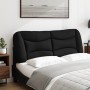 Gepolstertes Kopfteil aus schwarzem Stoff, 140 cm von , Kopf- und Fußteile - Ref: Foro24-374578, Preis: 78,14 €, Rabatt: %
