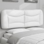 White synthetic leather padded bed headboard 140 cm by , Headboards and footboards - Ref: Foro24-374584, Price: 67,32 €, Disc...