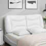 Weißes gepolstertes Bettkopfteil aus Kunstleder, 140 cm von , Kopf- und Fußteile - Ref: Foro24-374584, Preis: 67,32 €, Rabatt: %
