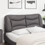 Gepolstertes Bettkopfteil aus grauem Kunstleder, 140 cm von , Kopf- und Fußteile - Ref: Foro24-374586, Preis: 76,16 €, Rabatt: %