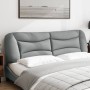 Gepolstertes Kopfteil aus hellgrauem Stoff, 180 cm von , Kopf- und Fußteile - Ref: Foro24-374600, Preis: 68,98 €, Rabatt: %