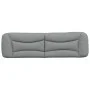 Padded headboard light gray fabric 180 cm by , Headboards and footboards - Ref: Foro24-374600, Price: 67,61 €, Discount: %