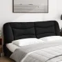 Cabecero de cama acolchado tela negro 180 cm de , Cabeceros y pies de cama - Ref: Foro24-374602, Precio: 60,81 €, Descuento: %