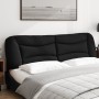 Padded black fabric headboard 180 cm by , Headboards and footboards - Ref: Foro24-374602, Price: 68,87 €, Discount: %