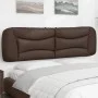 Brown synthetic leather padded bed headboard 180 cm by , Headboards and footboards - Ref: Foro24-374609, Price: 81,95 €, Disc...