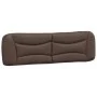 Brown synthetic leather padded bed headboard 180 cm by , Headboards and footboards - Ref: Foro24-374609, Price: 81,95 €, Disc...