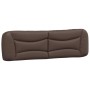 Cabecero de cama acolchado cuero sintético marrón 180 cm de , Cabeceros y pies de cama - Ref: Foro24-374609, Precio: 72,75 €