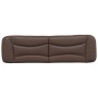 Cabecero de cama acolchado cuero sintético marrón 180 cm de , Cabeceros y pies de cama - Ref: Foro24-374609, Precio: 72,75 €