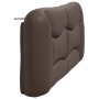 Cabecero de cama acolchado cuero sintético marrón 180 cm de , Cabeceros y pies de cama - Ref: Foro24-374609, Precio: 72,75 €