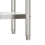 Küchenarbeitstisch aus Edelstahl 110x55x85 cm von , Wiederherstellung - Ref: Foro24-376465, Preis: 171,46 €, Rabatt: %