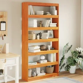 Solid pine wood shelf/divider 100x30x199.5 cm by , Bookcases and shelves - Ref: Foro24-844136, Price: 185,46 €, Discount: %
