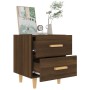 Nachttische 2 Stück braune Eiche 40x35x47,5 cm von vidaXL, Nachttische - Ref: Foro24-817290, Preis: 80,49 €, Rabatt: %