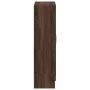 Kleiderschrank aus dunklem Eichenholzwerkstoff, 82,5 x 30,5 x 115 cm von , Bücherregale und Regale - Ref: Foro24-833788, Prei...