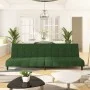 Dunkelgrünes 2-Sitzer-Schlafsofa aus Samt von , Sofas - Ref: Foro24-375765, Preis: 242,86 €, Rabatt: %