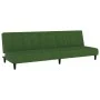 Dunkelgrünes 2-Sitzer-Schlafsofa aus Samt von , Sofas - Ref: Foro24-375765, Preis: 242,86 €, Rabatt: %