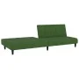 Sofá cama de 2 plazas terciopelo verde oscuro de , Sofás - Ref: Foro24-375765, Precio: 242,83 €, Descuento: %