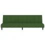 Dunkelgrünes 2-Sitzer-Schlafsofa aus Samt von , Sofas - Ref: Foro24-375765, Preis: 242,86 €, Rabatt: %
