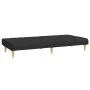 2-Sitzer-Schlafsofa aus schwarzem Stoff von , Sofas - Ref: Foro24-375828, Preis: 241,66 €, Rabatt: %